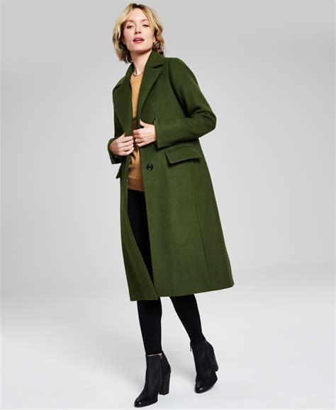 michael michael kors women's single-breasted wool blend coat|Michael Kors padded coat women's.